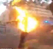 French Man Bursts Into Flames From Taser